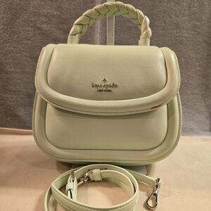 Kate Spade Light Green Puffy Crossbody Bag